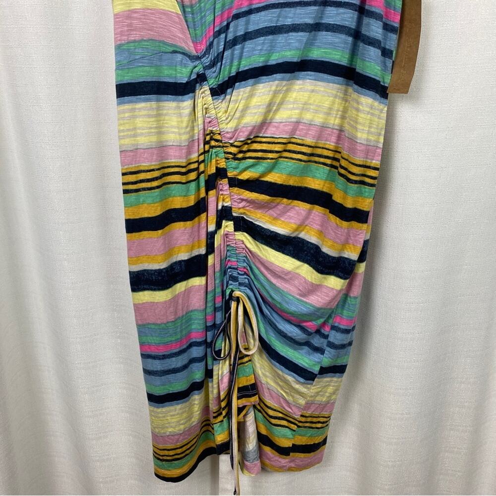 Rachel Rachel Roy April Navy Combo Striped Hem Tie Dress Sz.1X NWT - Picture 7 of 16